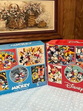 Disney Mickey and Friends Puzzle Packs - Blue & Red